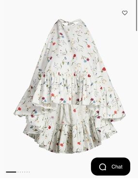 NWT Azeeza Winstop Floral Cotton Poplin Halterneck Top SOLDOUT